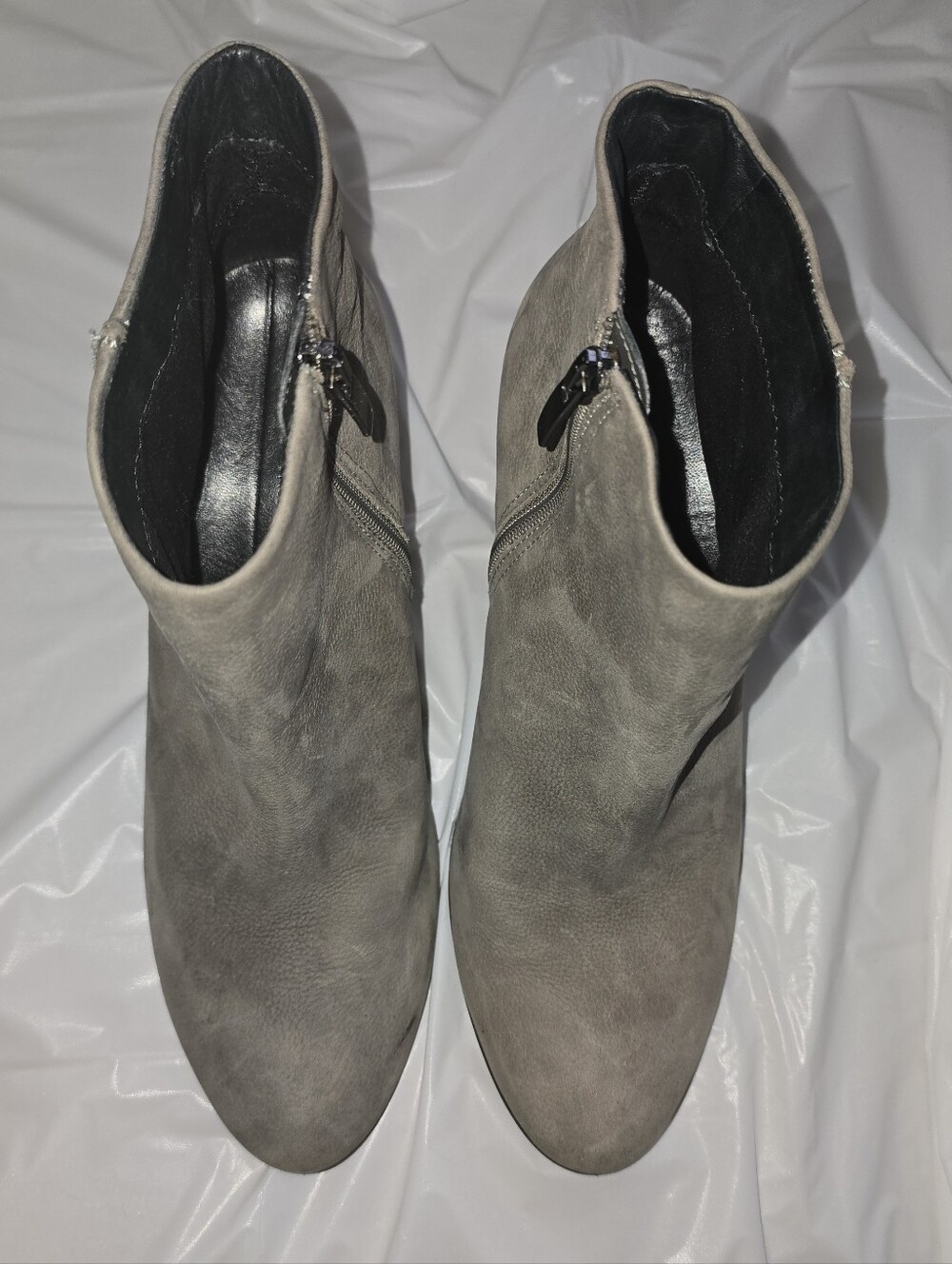 Grey Ecco Ankle Boots